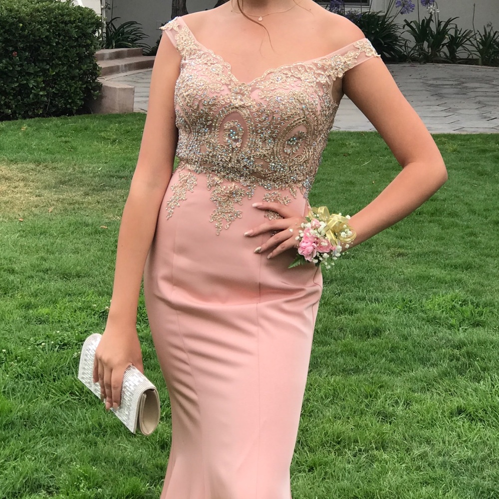 Pink prom dress